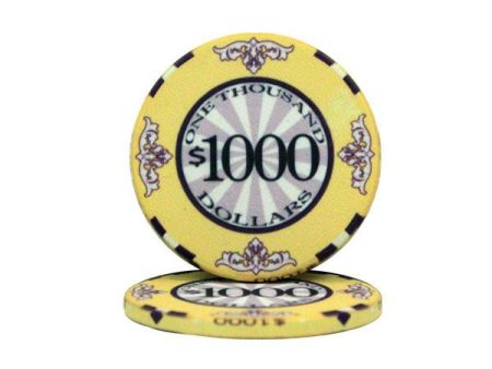 $1000 Scroll 10 Gram Ceramic Poker Chip Sale