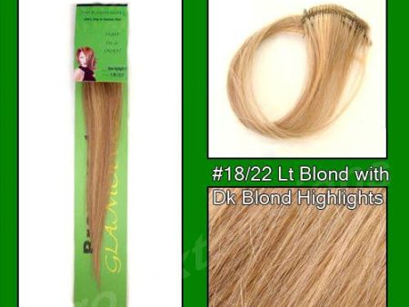 #18-22 Light Blonde w- Dark Blonde Highlights Sample Hot on Sale