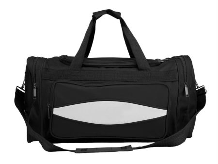 20 Inch Black 600HD Tuff Cloth Canvas Duffel Bag For Discount