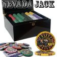 Pre-Packaged - 750 Ct Nevada Jack 10g Mahogany Chip Set Sale