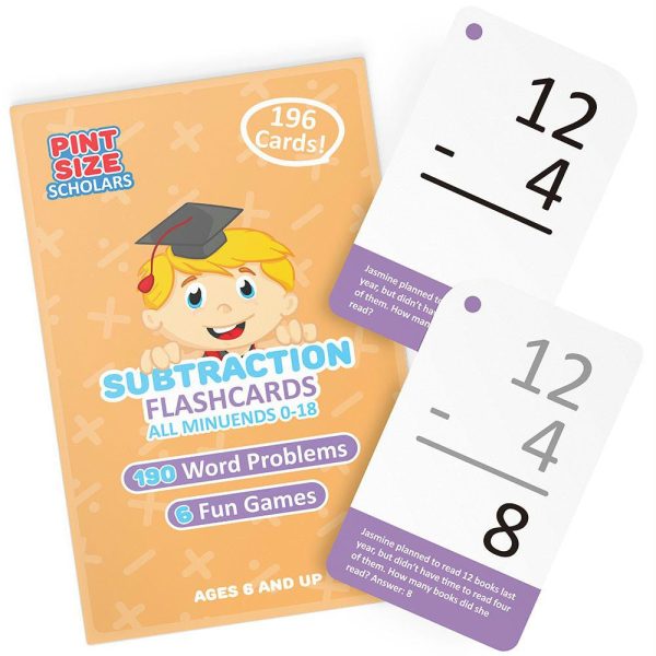 Subtraction Flashcards For Cheap