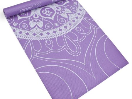 3mm Lilac Premium Printed Yoga Mat For Sale